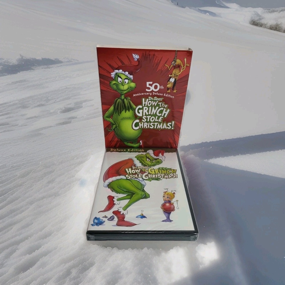 DR SEUSS: How the Grinch Stole Christmas DELUXE EDITION (DVD) BRAND NEW & SEALED